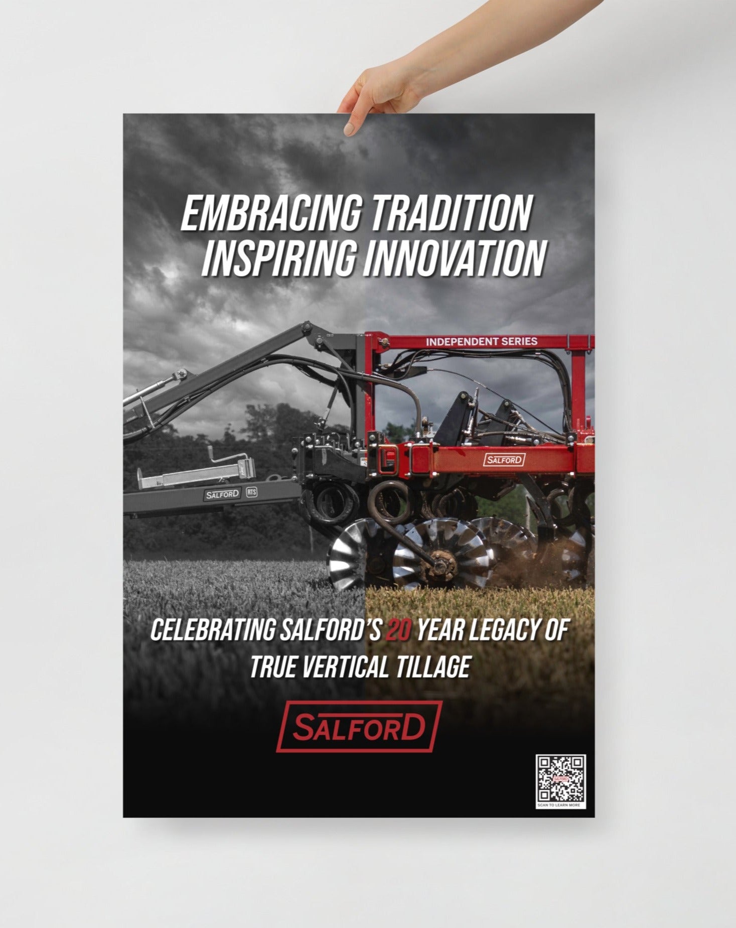 20th Anniversary of True Vertical Tillage 24x36 Poster